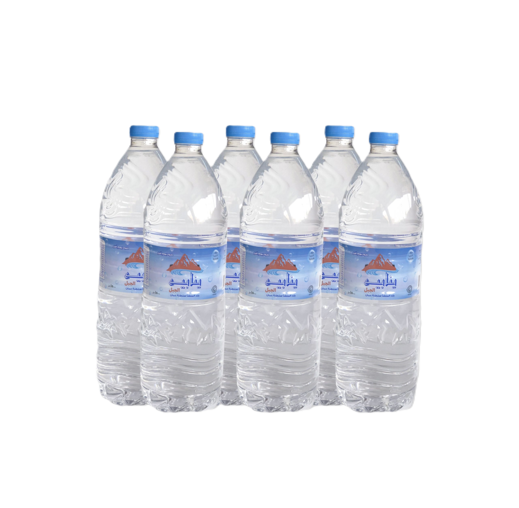 Mountain Springs Water Bottles 1.5L (6 piece)